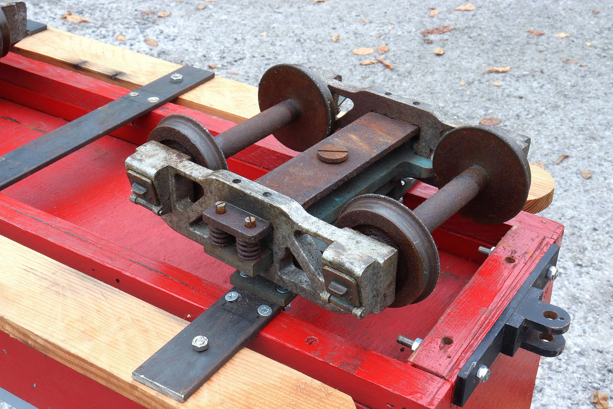 5 inch gauge braked bogie driving truck
