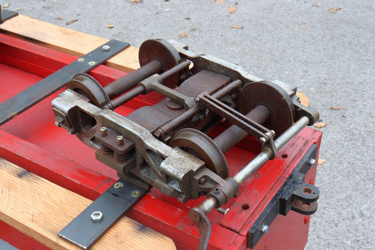 5 inch gauge braked bogie driving truck