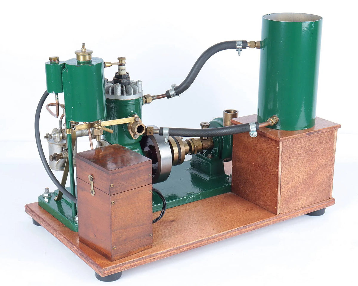 Stuart "Lightweight" vintage two stroke engine with centrifugal pump