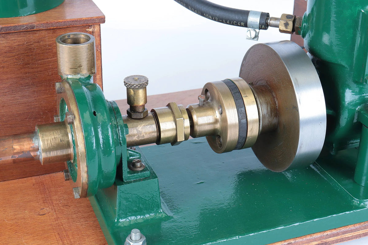 Stuart "Lightweight" vintage two stroke engine with centrifugal pump