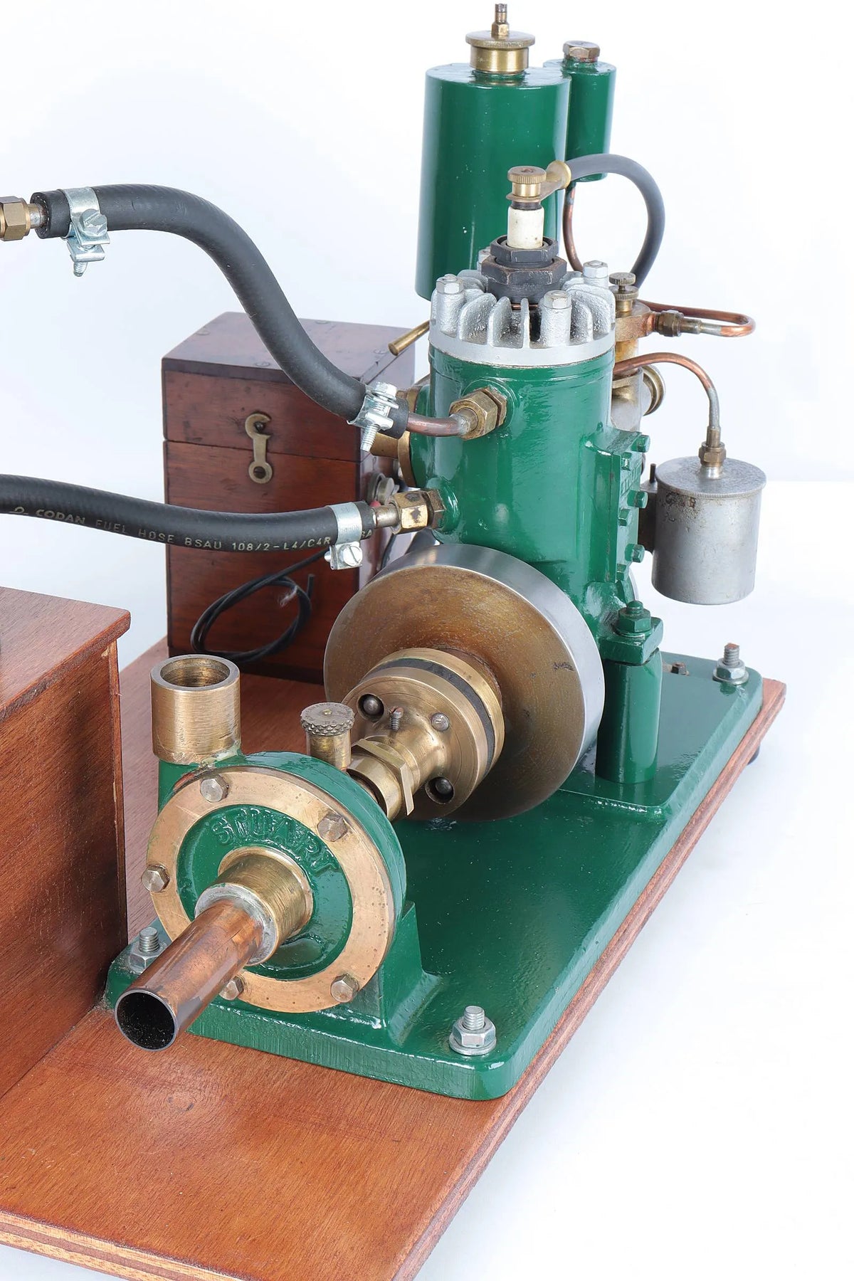 Stuart "Lightweight" vintage two stroke engine with centrifugal pump