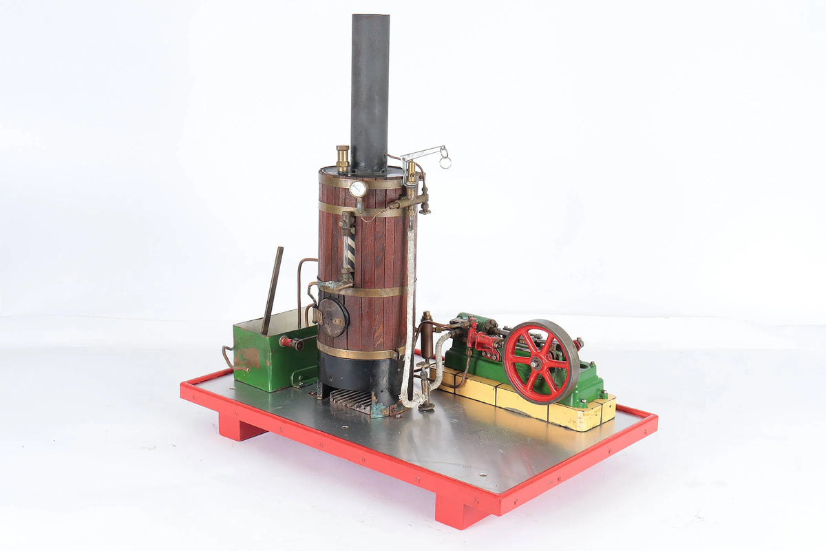 Coal-fired steam plant with Stuart S50 mill engine