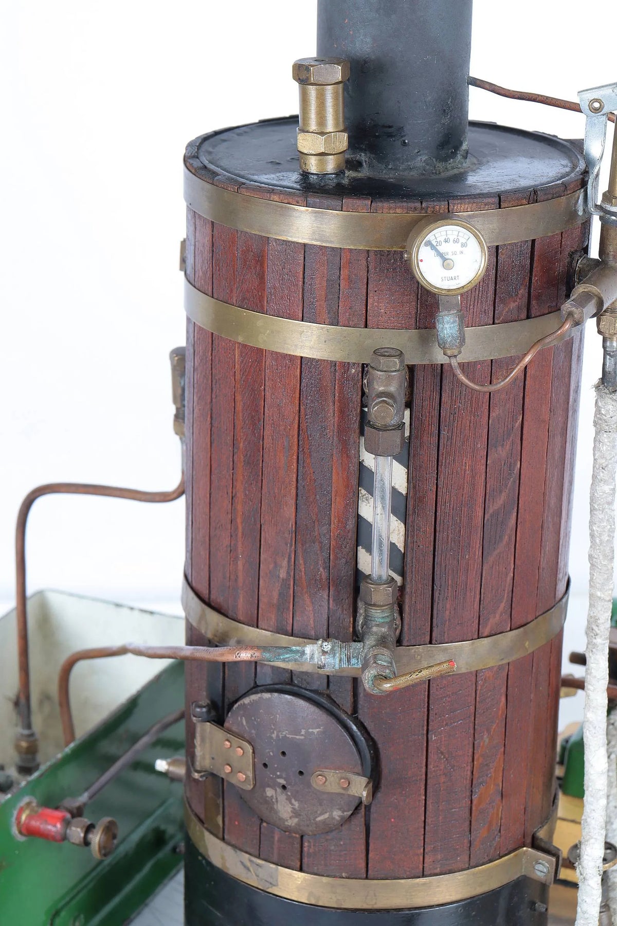 Coal-fired steam plant with Stuart S50 mill engine