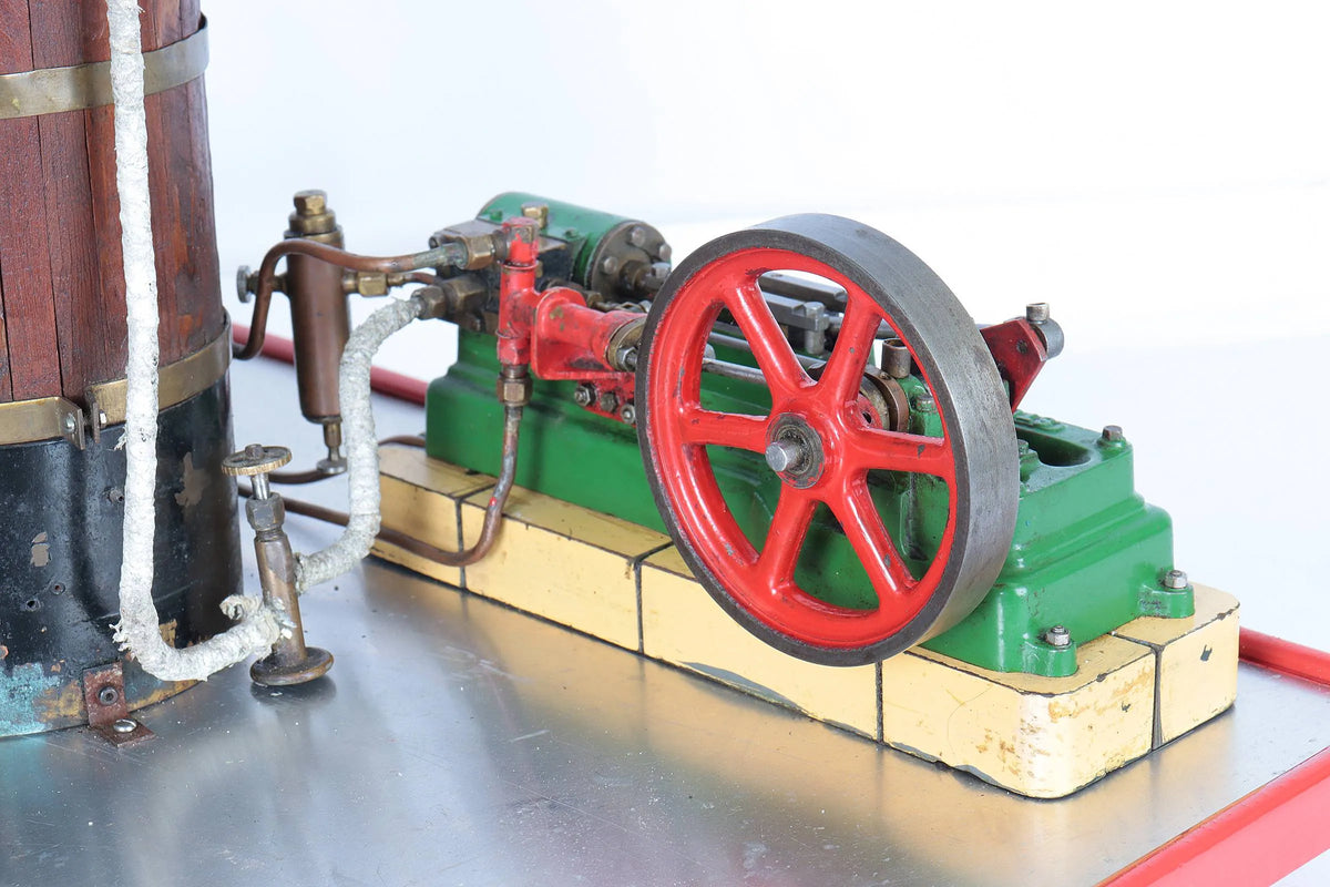 Coal-fired steam plant with Stuart S50 mill engine
