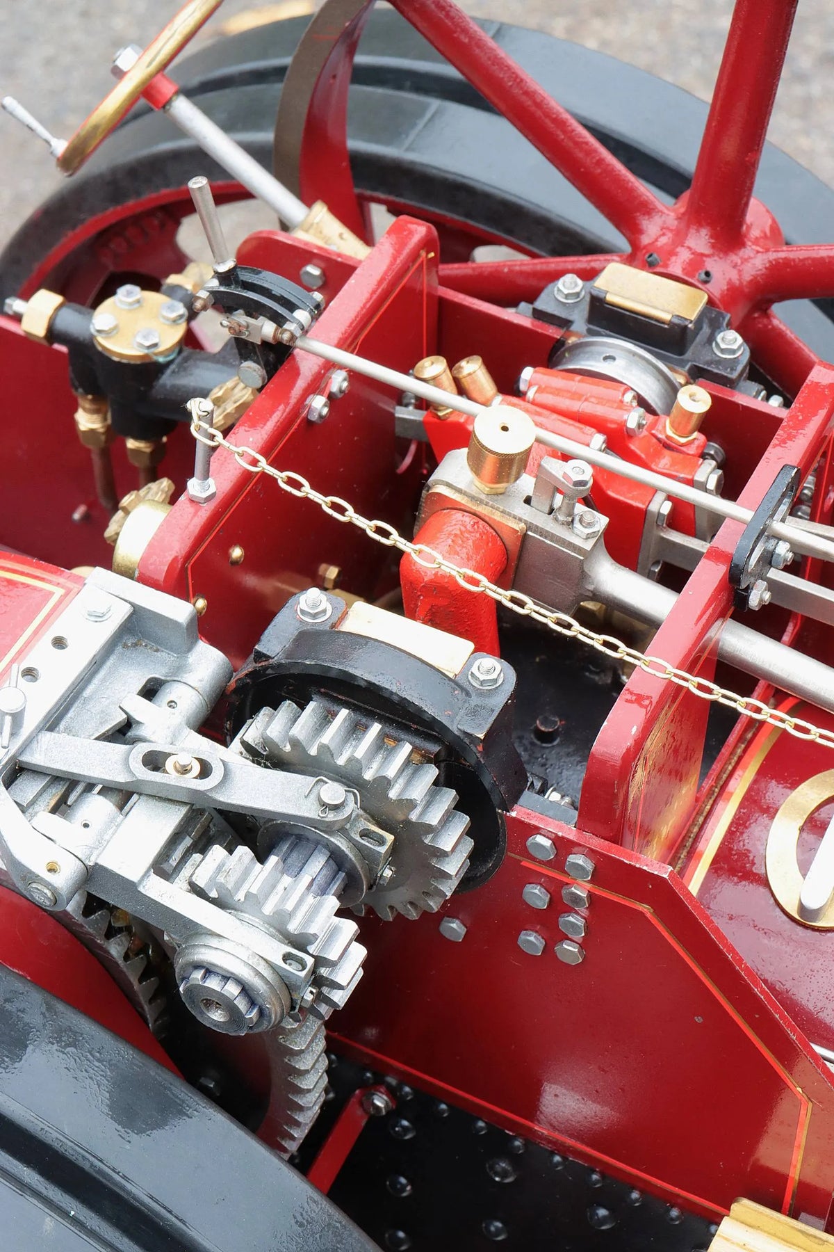 2 inch scale Burrell agricultural engine