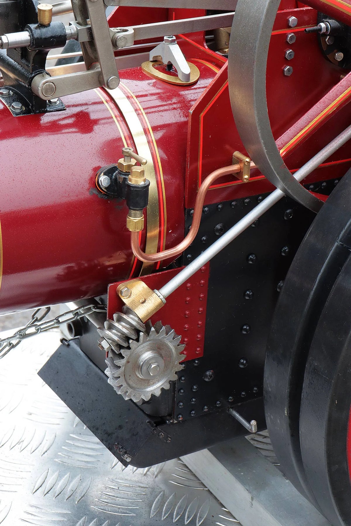 2 inch scale Burrell agricultural engine
