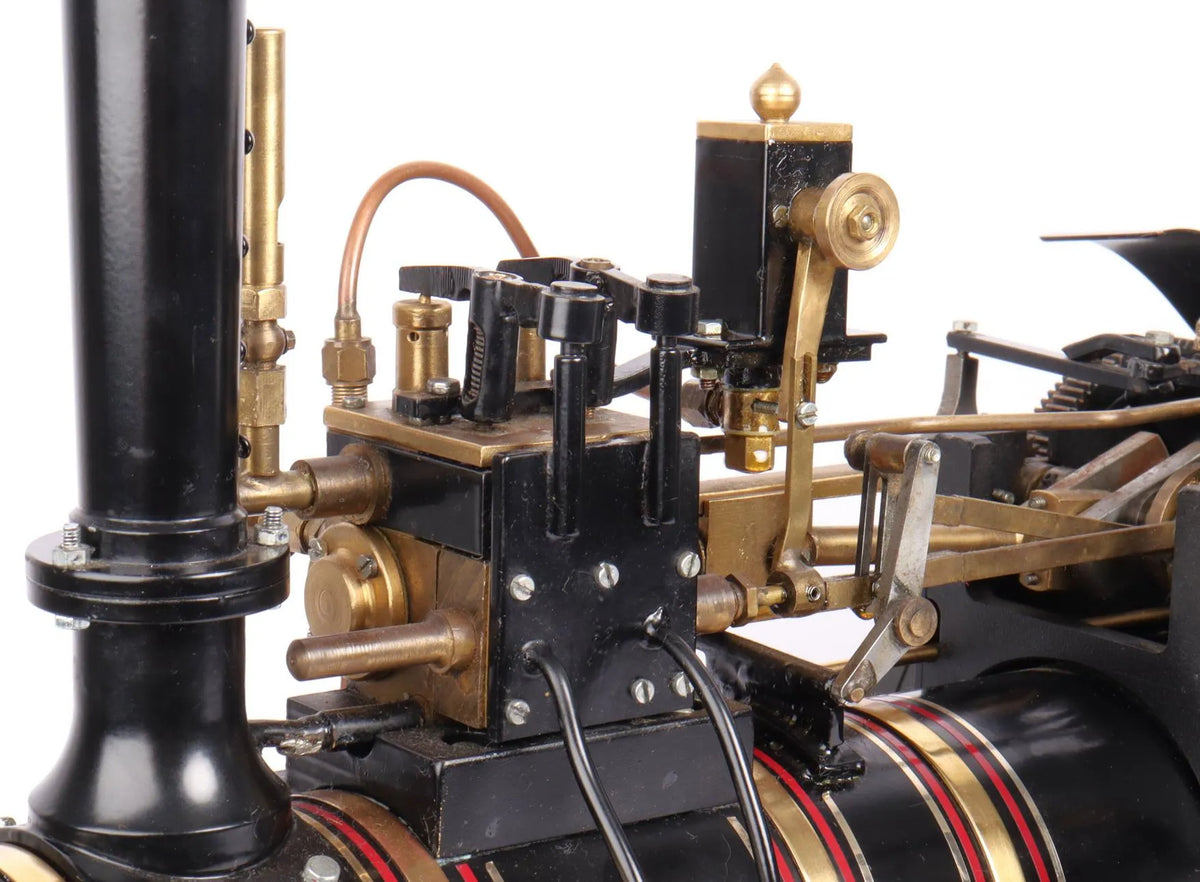 1/10 scale Markie gas-fired ploughing engine