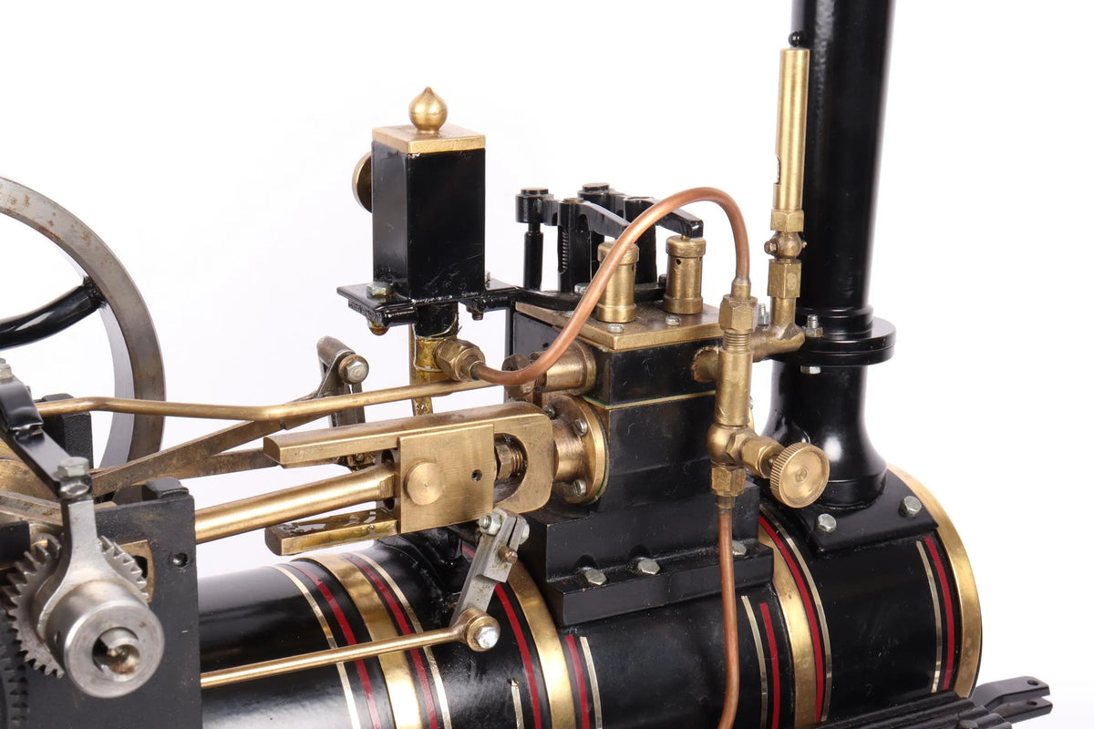 1/10 scale Markie gas-fired ploughing engine