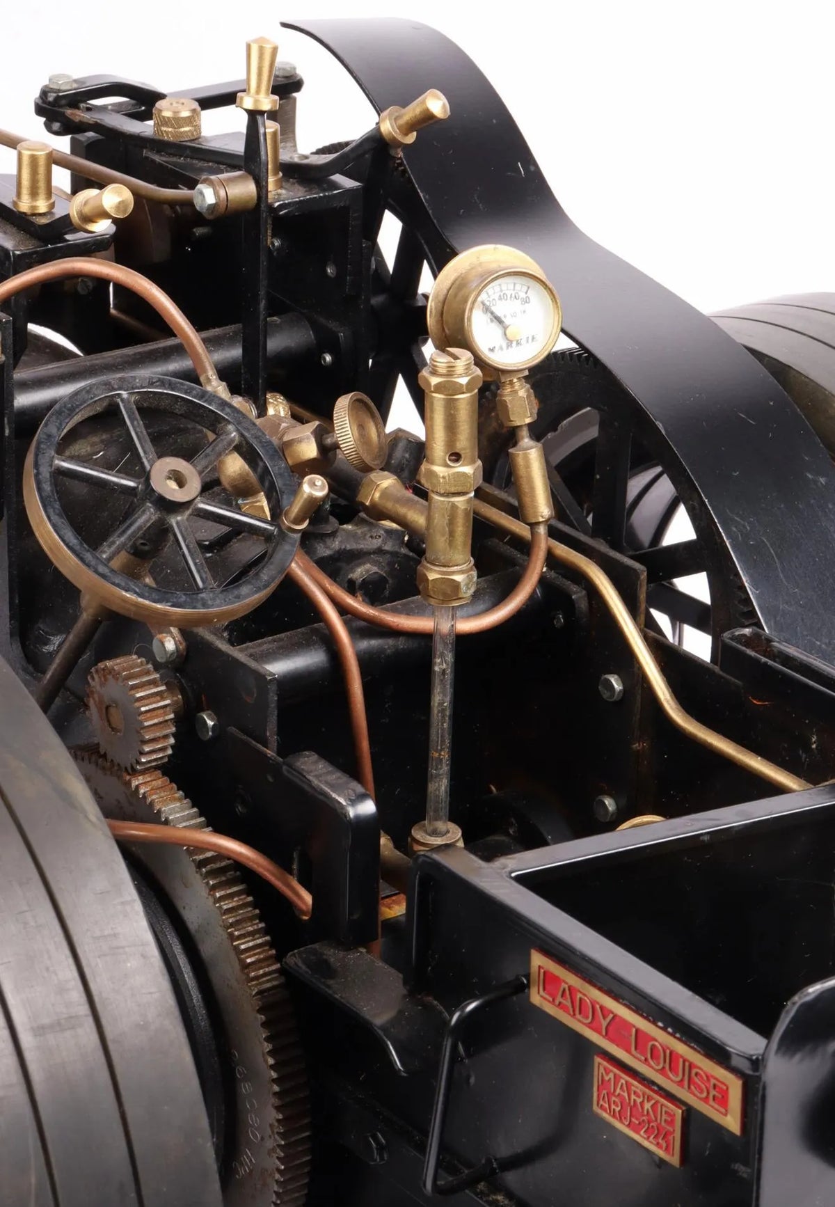 1/10 scale Markie gas-fired ploughing engine