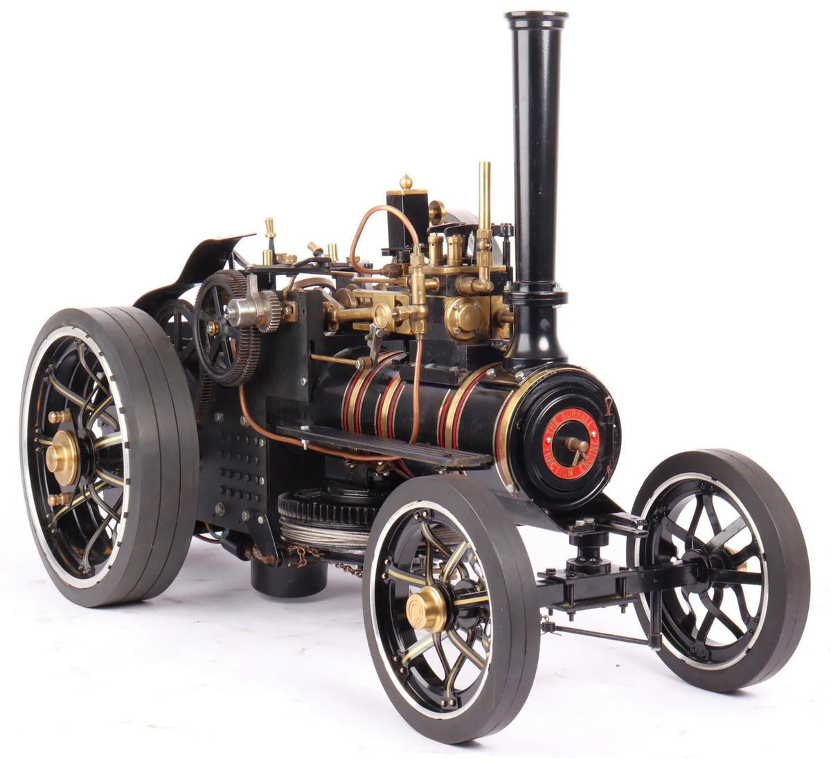1/10 scale Markie gas-fired ploughing engine