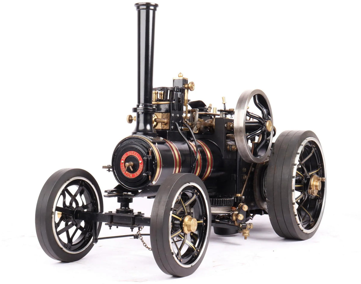 1/10 scale Markie gas-fired ploughing engine