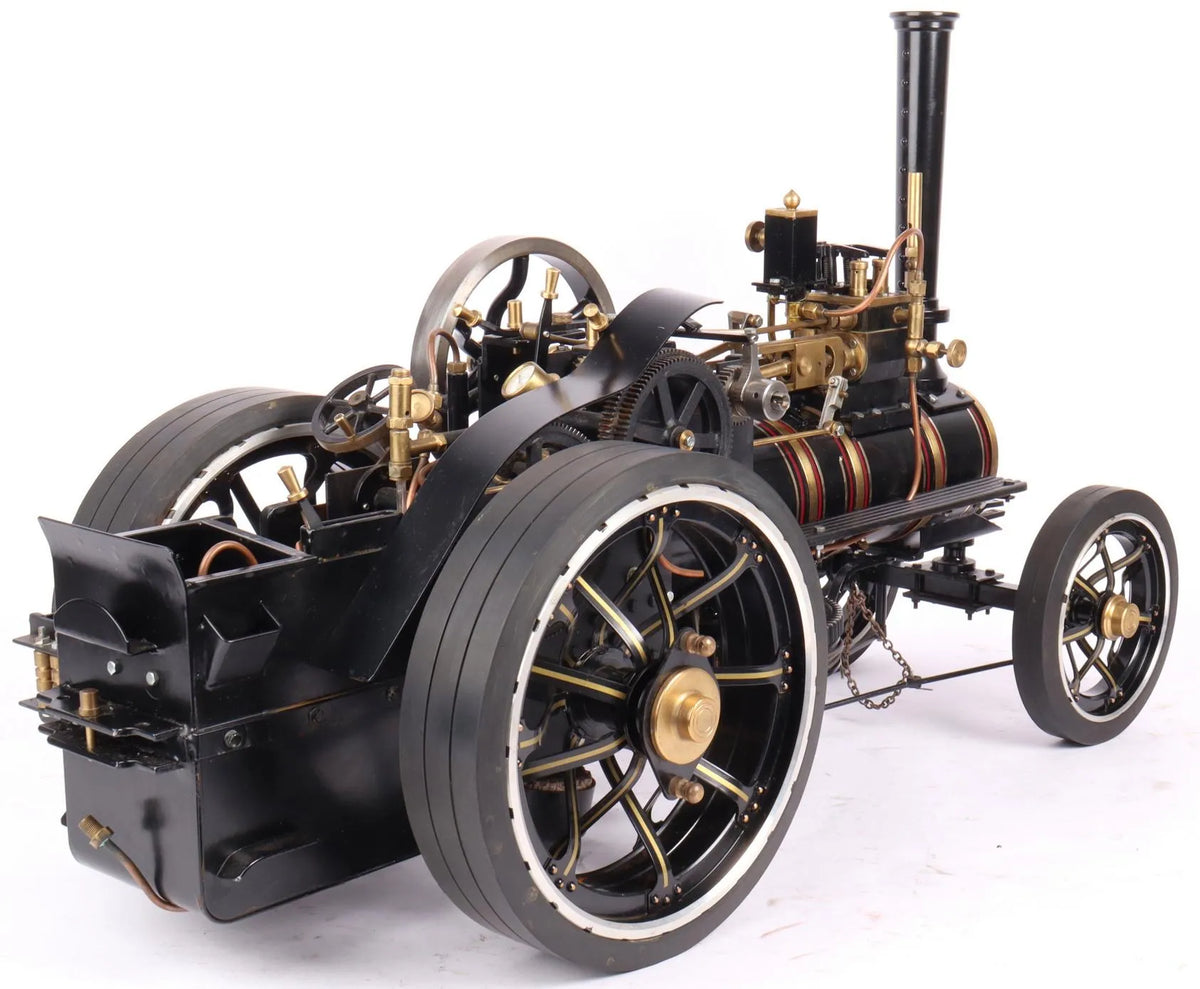 1/10 scale Markie gas-fired ploughing engine