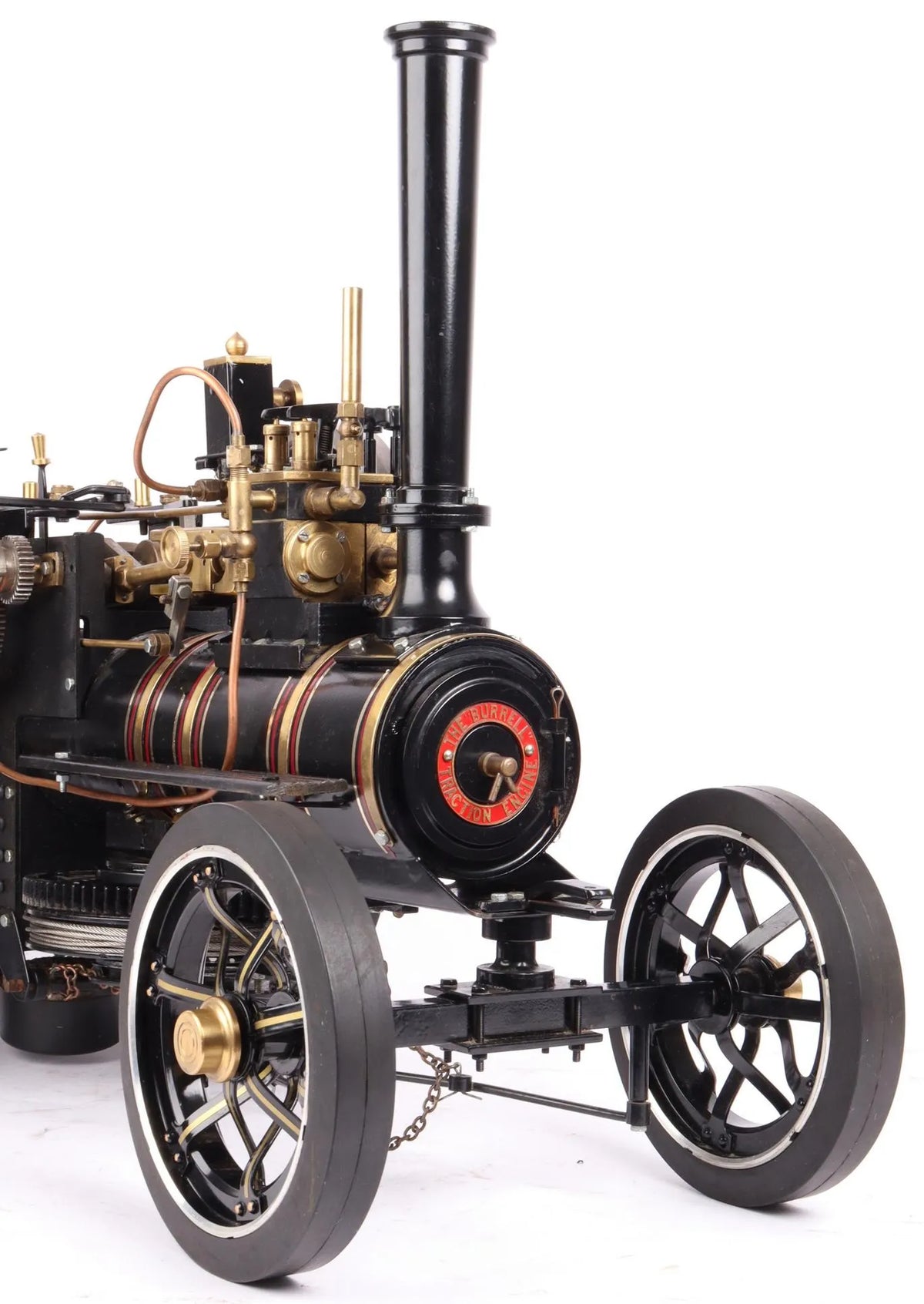 1/10 scale Markie gas-fired ploughing engine