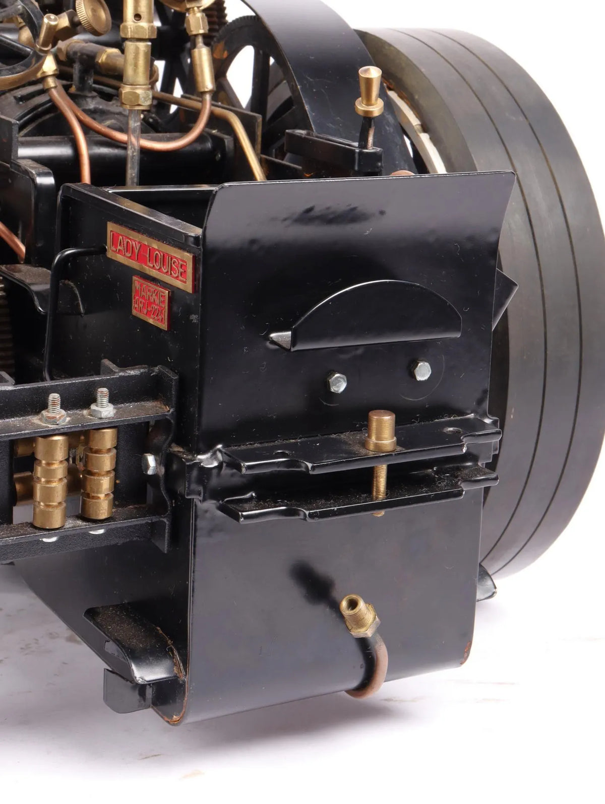 1/10 scale Markie gas-fired ploughing engine