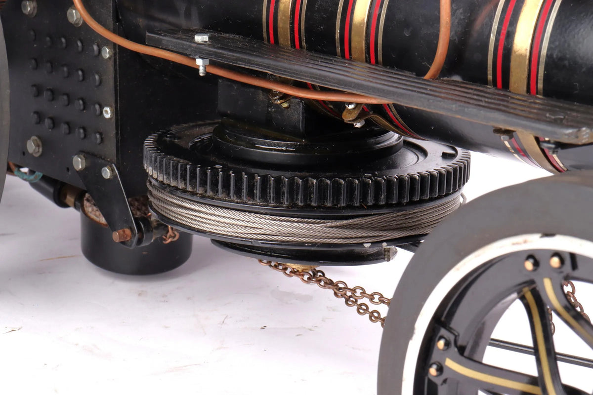 1/10 scale Markie gas-fired ploughing engine