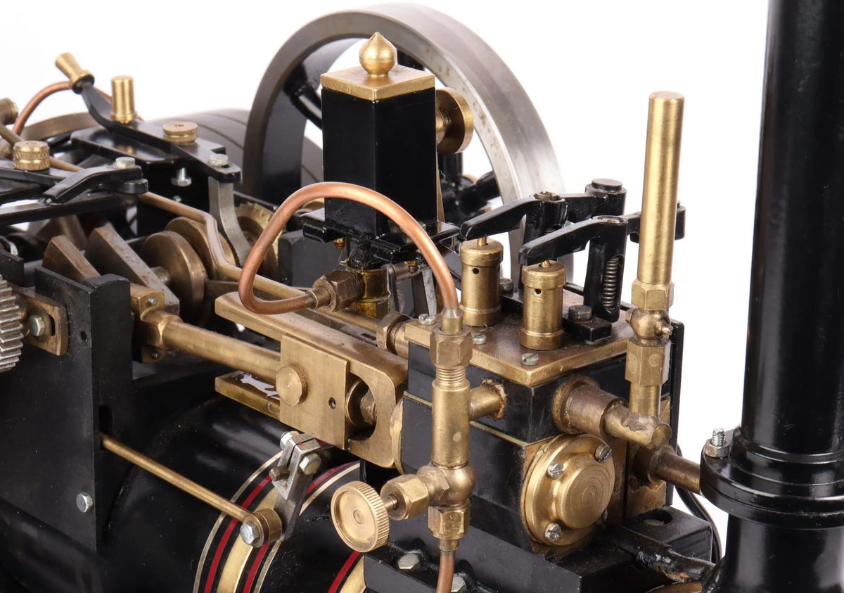 1/10 scale Markie gas-fired ploughing engine