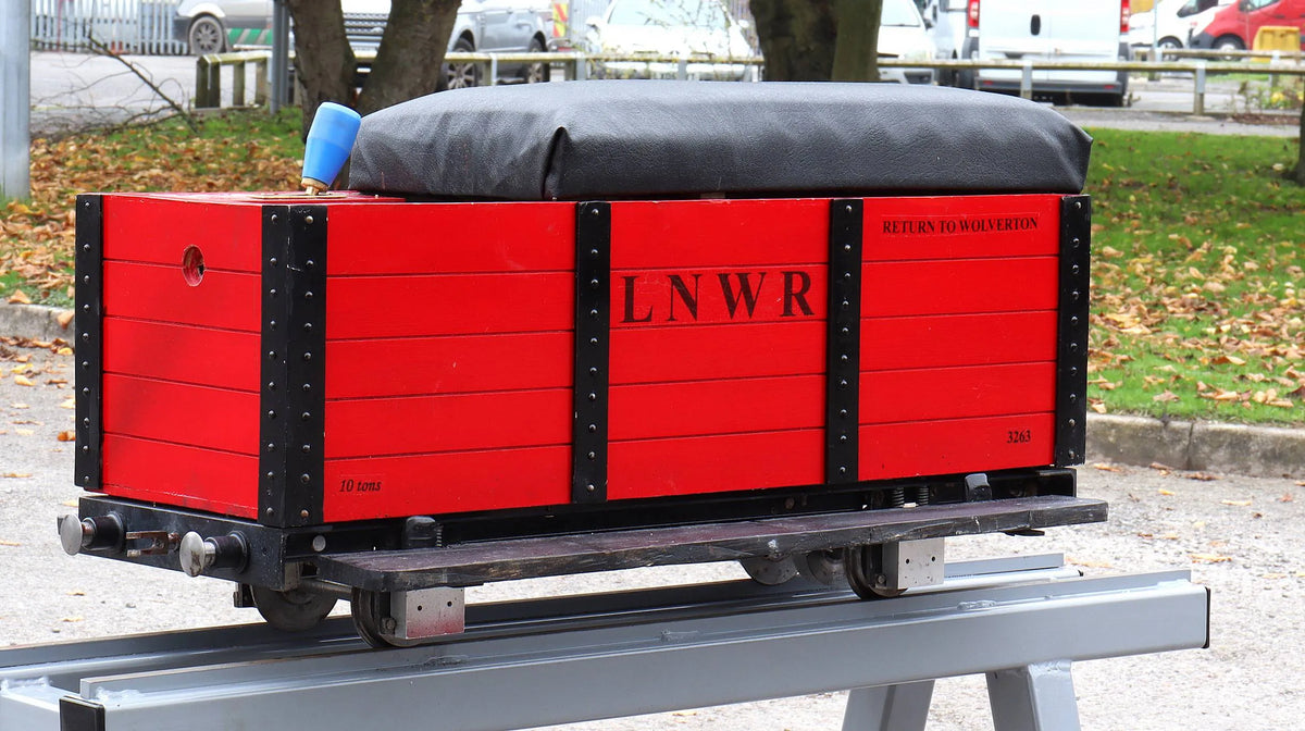 5 inch gauge braked driving truck