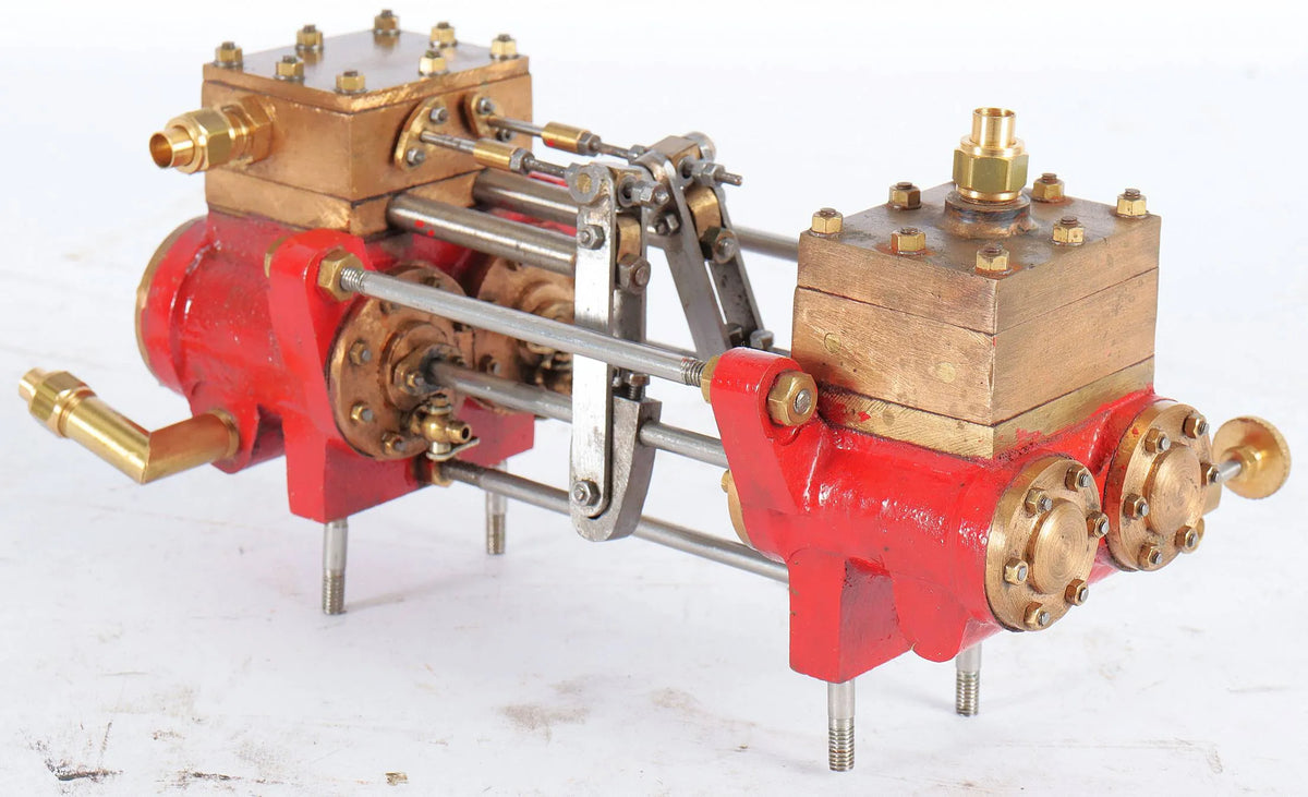 Duplex steam pump