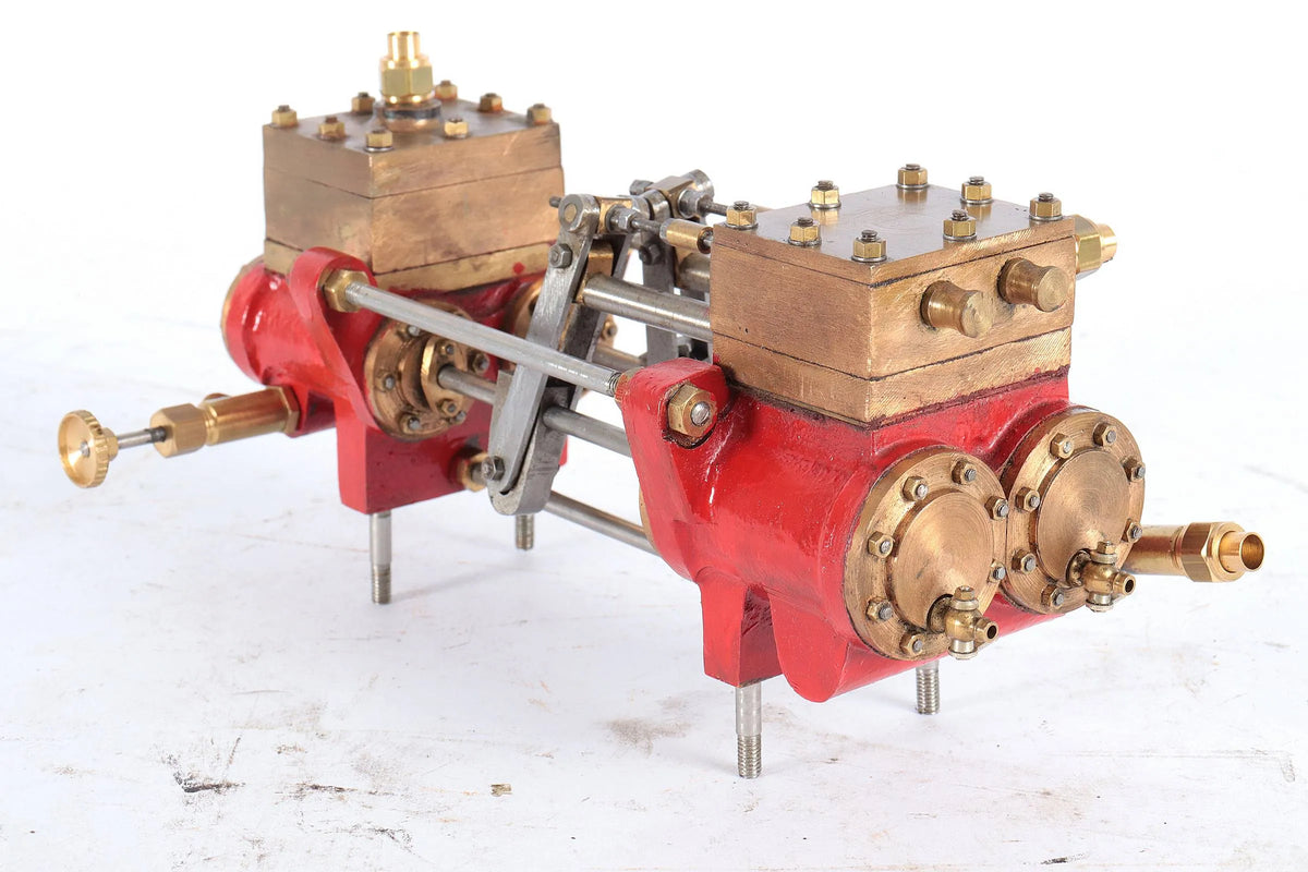 Duplex steam pump