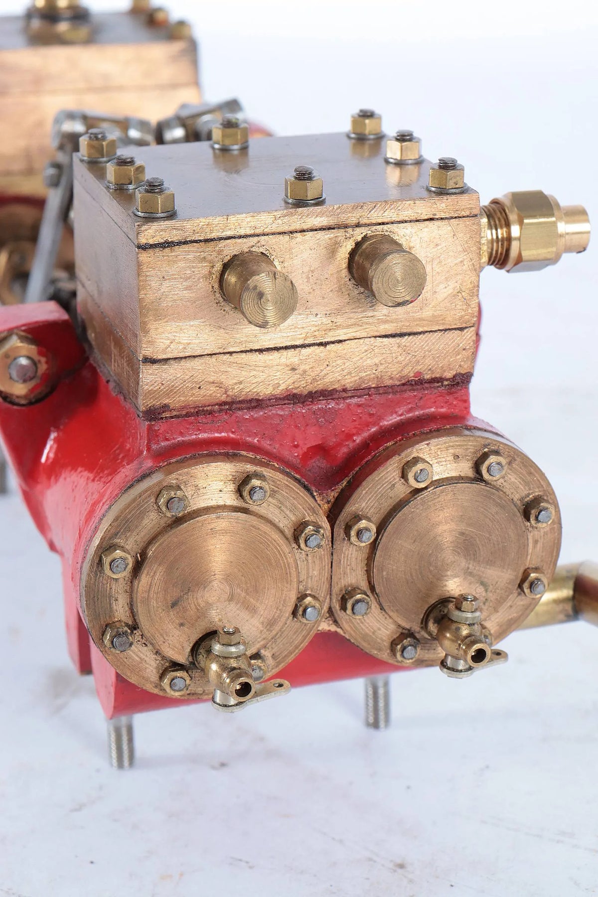 Duplex steam pump
