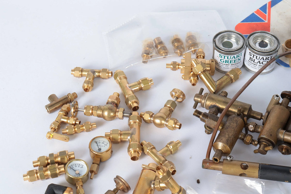 Quantity of boiler fittings, pumps and other parts