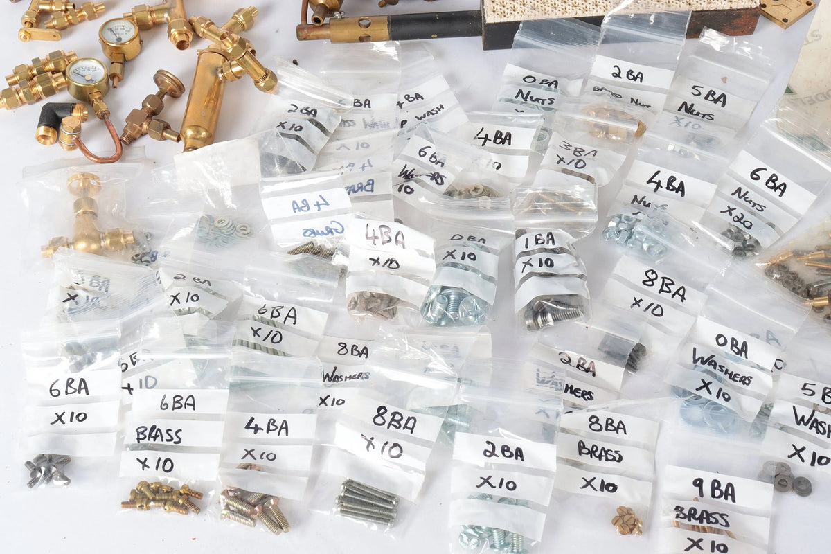 Quantity of boiler fittings, pumps and other parts