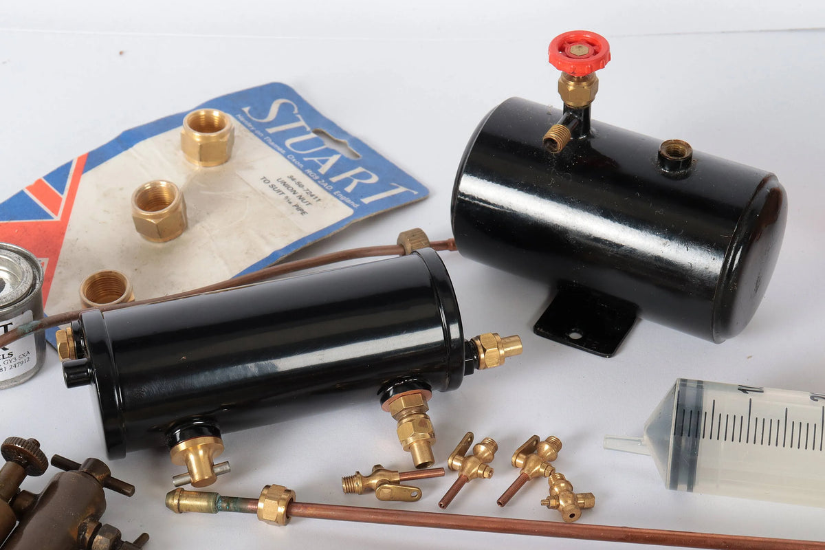 Quantity of boiler fittings, pumps and other parts