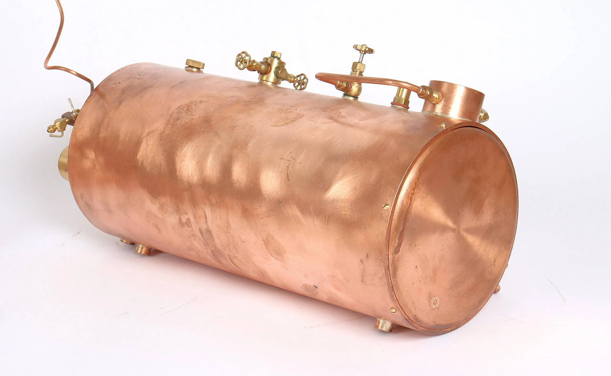 Large horizontal centre flue boiler