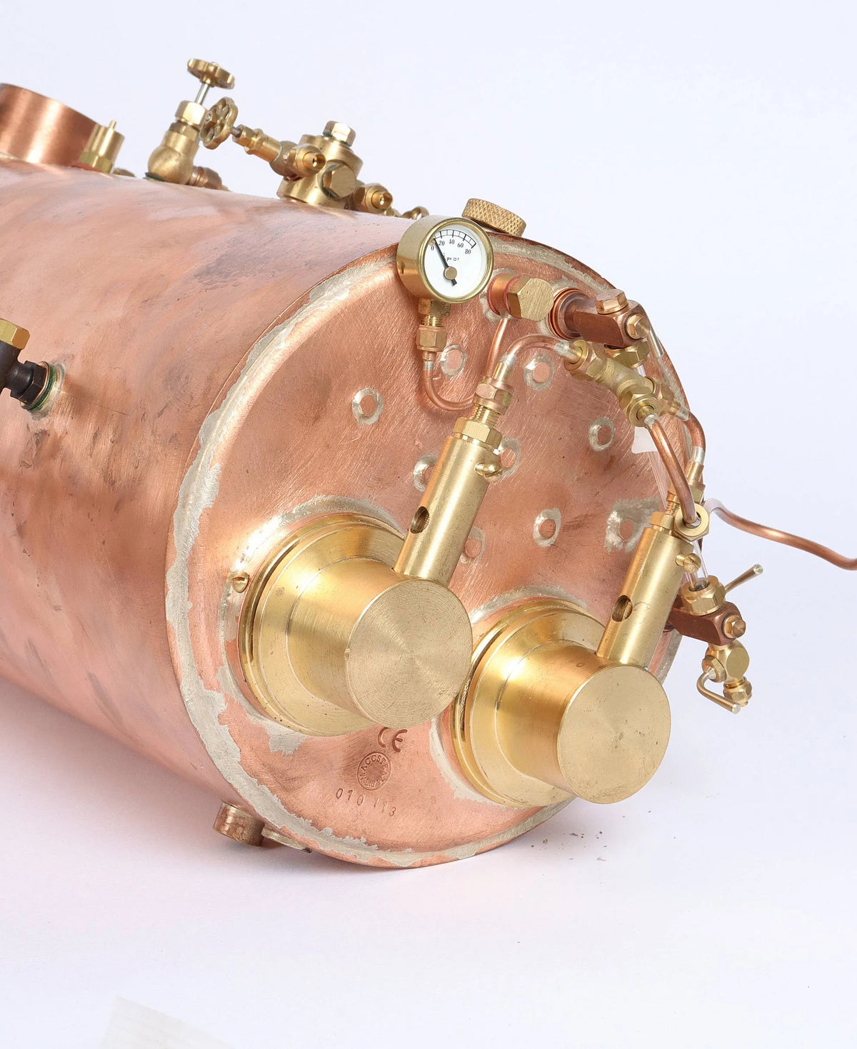 Large horizontal centre flue boiler