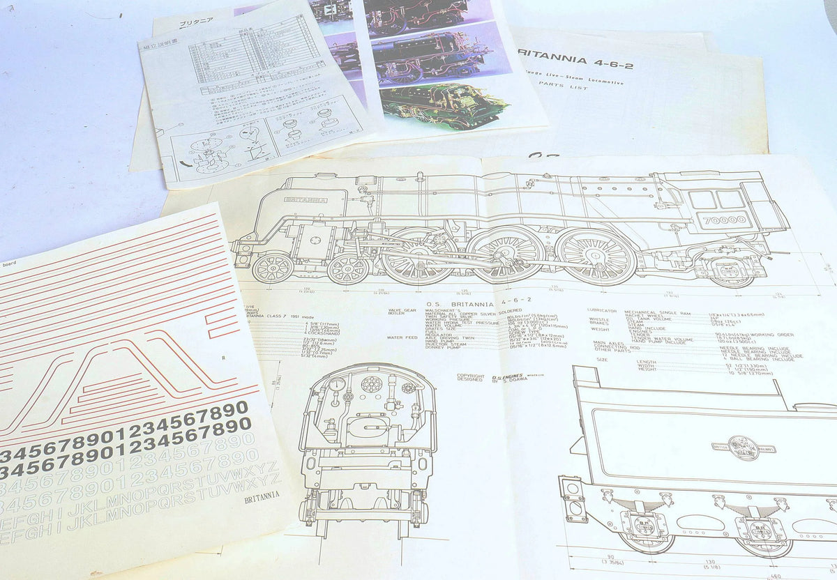 3 1/2 inch gauge OS BR Standard Class 7 "Britannia"