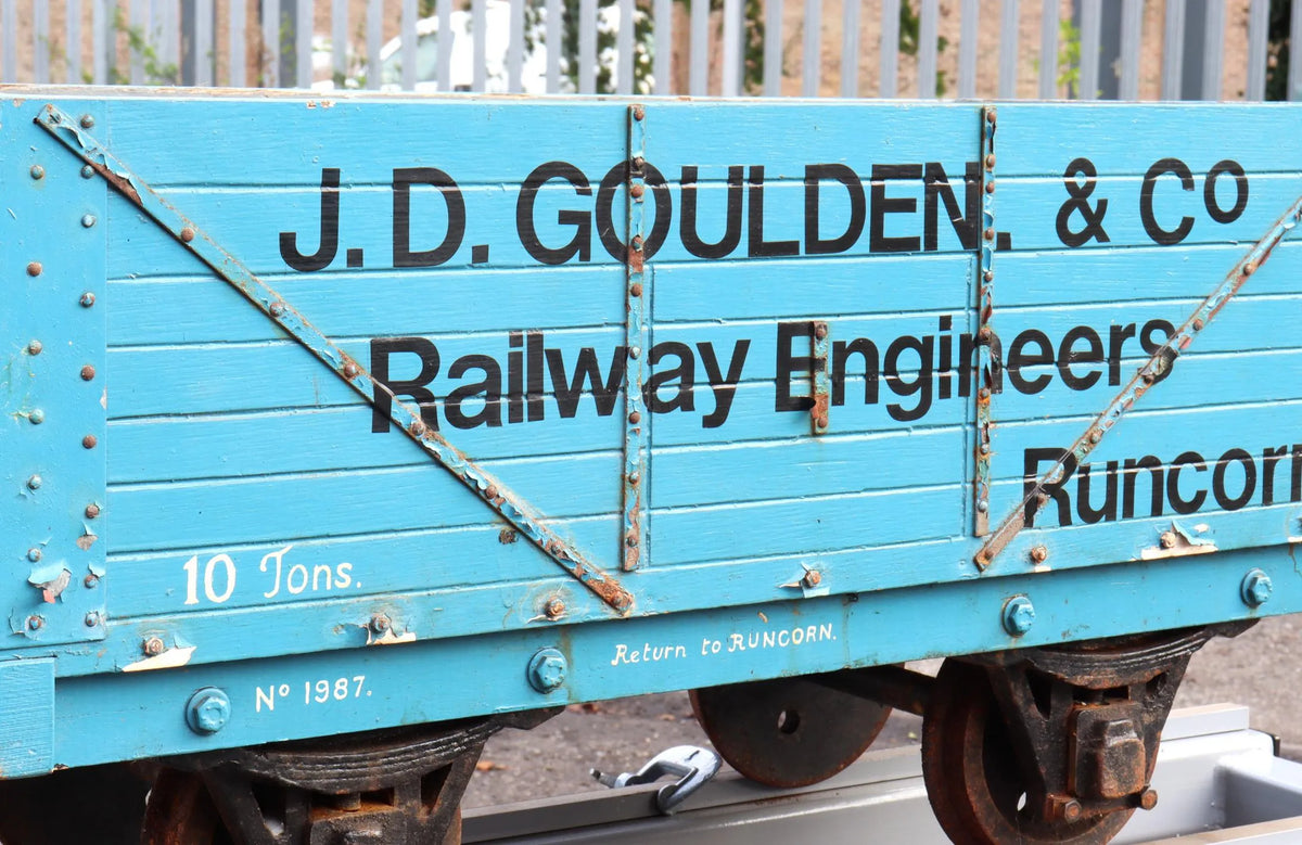 7 1/4 inch gauge plank wagon