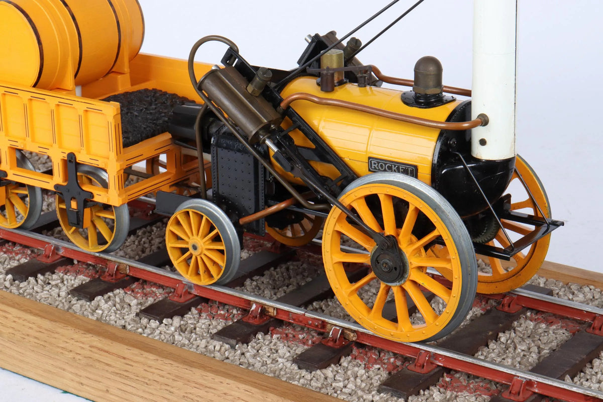 3 1/2 inch gauge Hornby "Rocket", coach & track