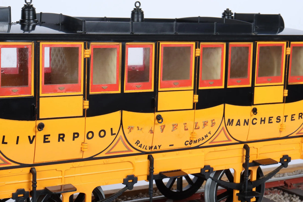 3 1/2 inch gauge Hornby "Rocket", coach & track