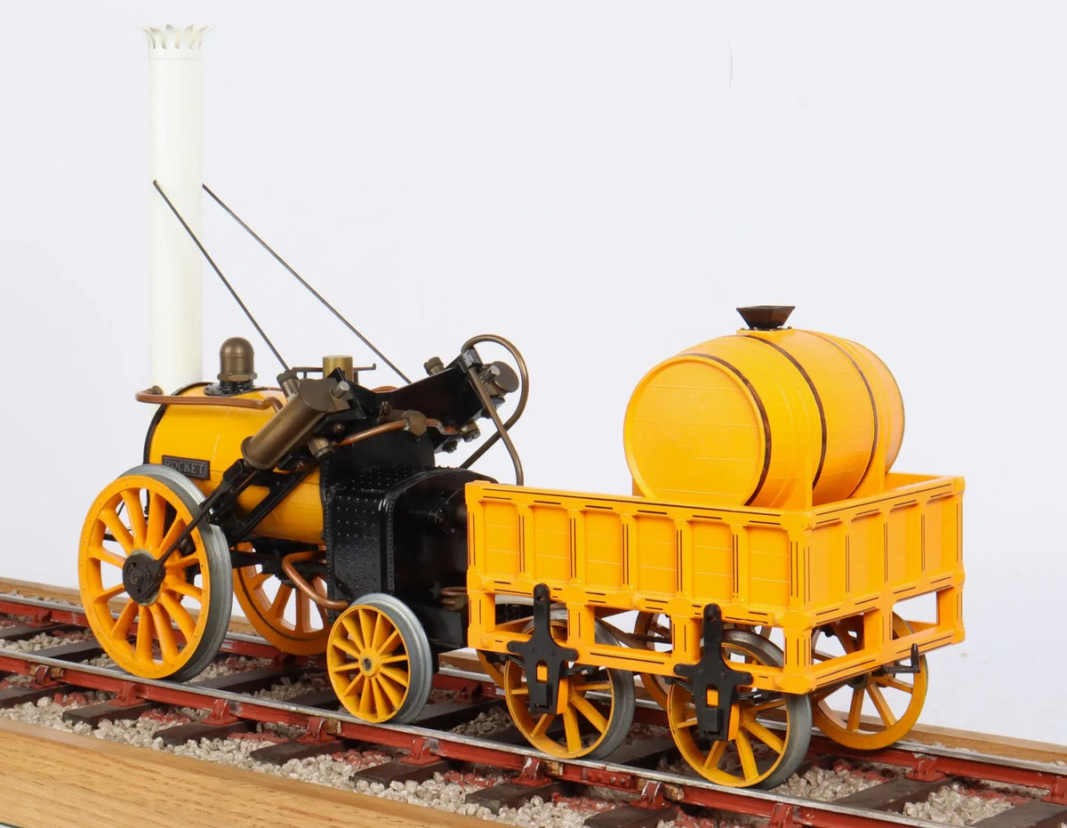 3 1/2 inch gauge Hornby "Rocket", coach & track