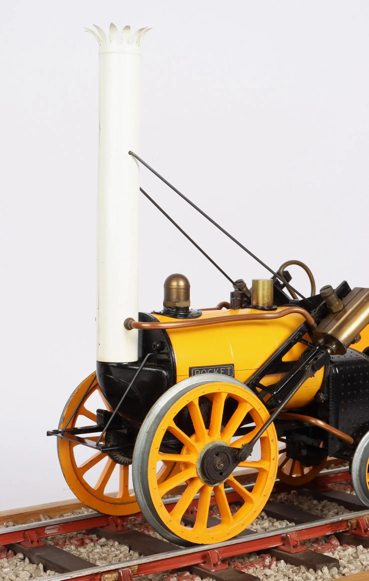 3 1/2 inch gauge Hornby "Rocket", coach & track