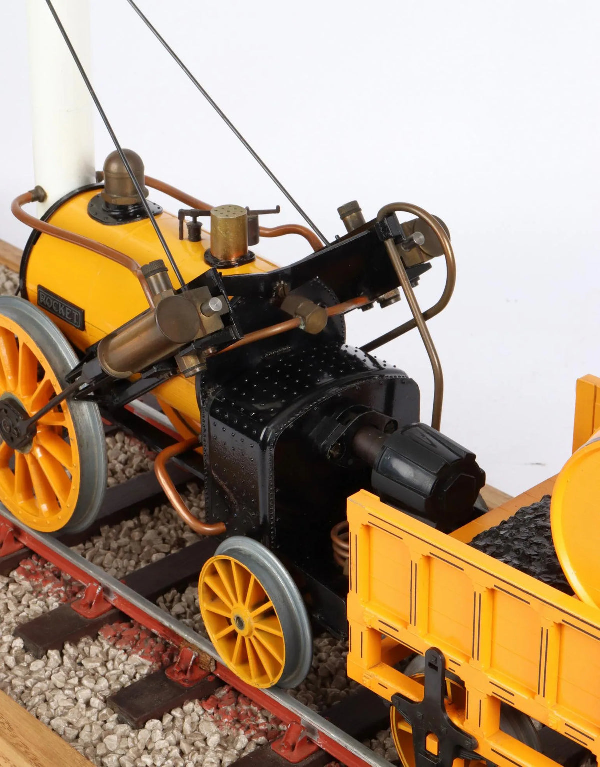 3 1/2 inch gauge Hornby "Rocket", coach & track