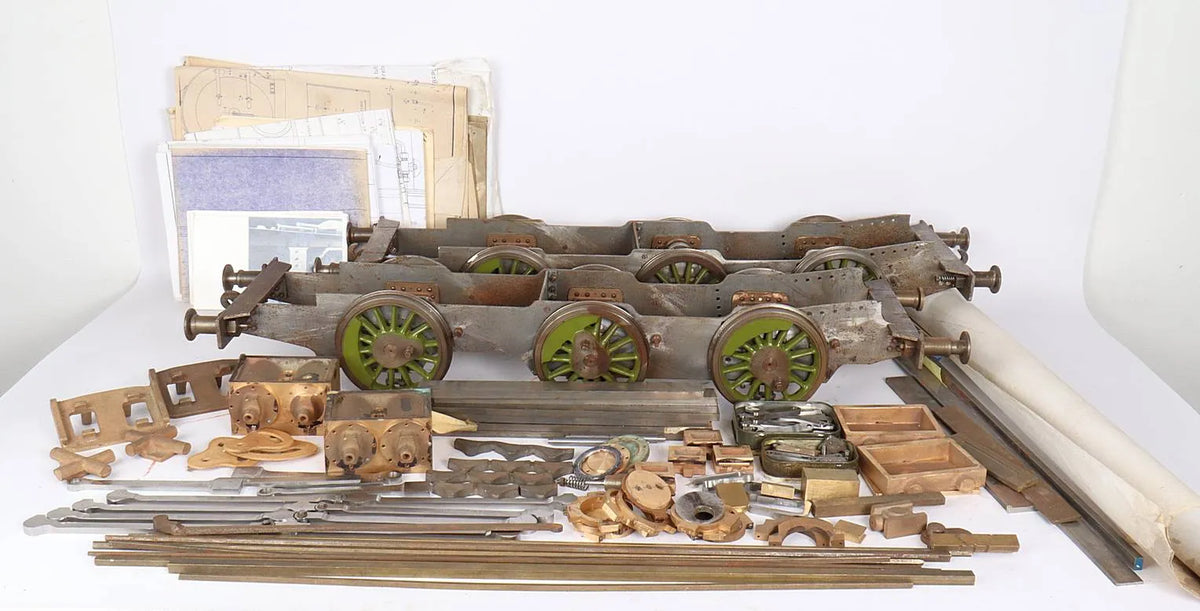 Pair 5 inch gauge GWR 0-6-0PT "Pansy" chassis, parts & castings