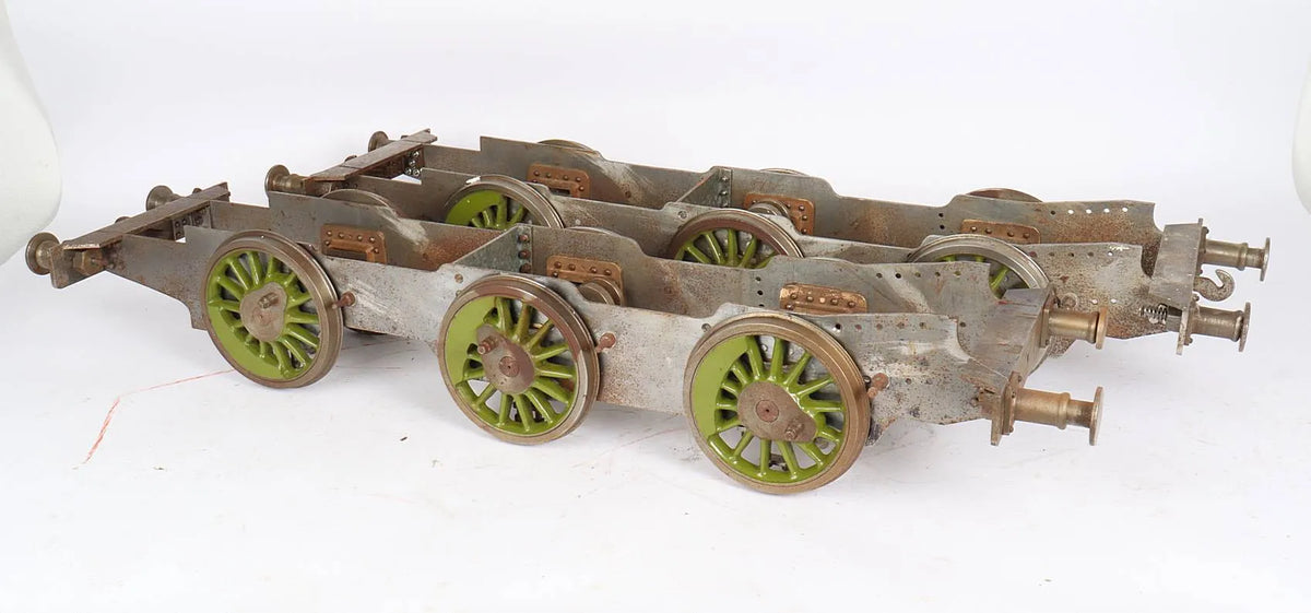 Pair 5 inch gauge GWR 0-6-0PT "Pansy" chassis, parts & castings