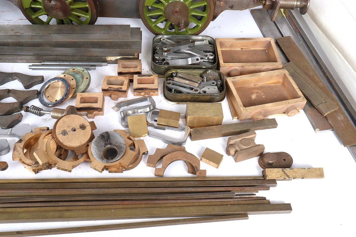 Pair 5 inch gauge GWR 0-6-0PT "Pansy" chassis, parts & castings