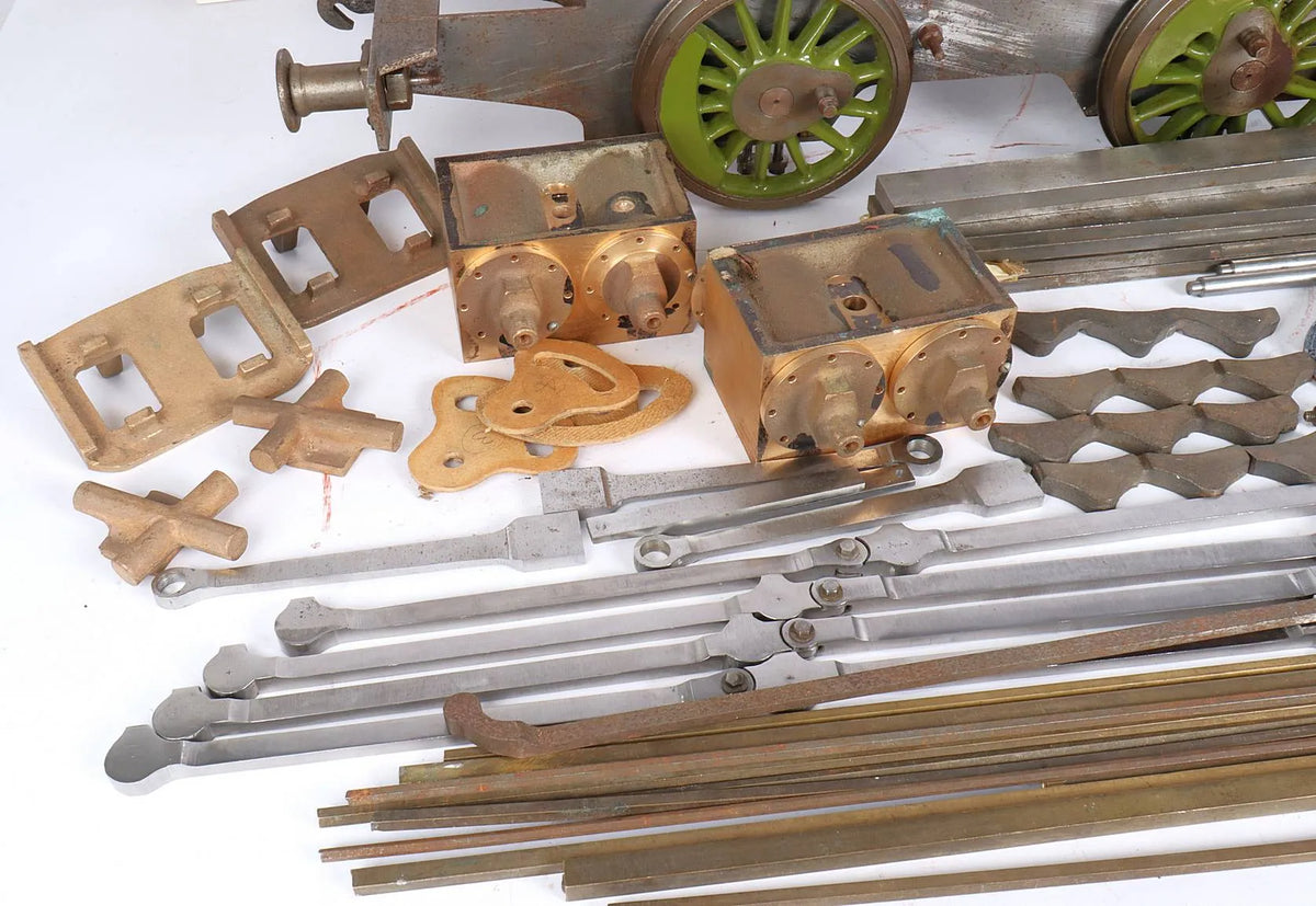 Pair 5 inch gauge GWR 0-6-0PT "Pansy" chassis, parts & castings