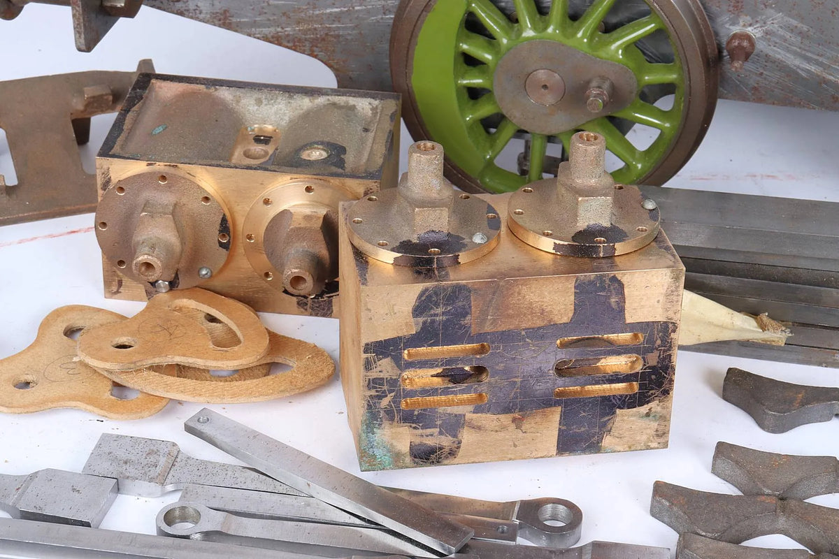 Pair 5 inch gauge GWR 0-6-0PT "Pansy" chassis, parts & castings