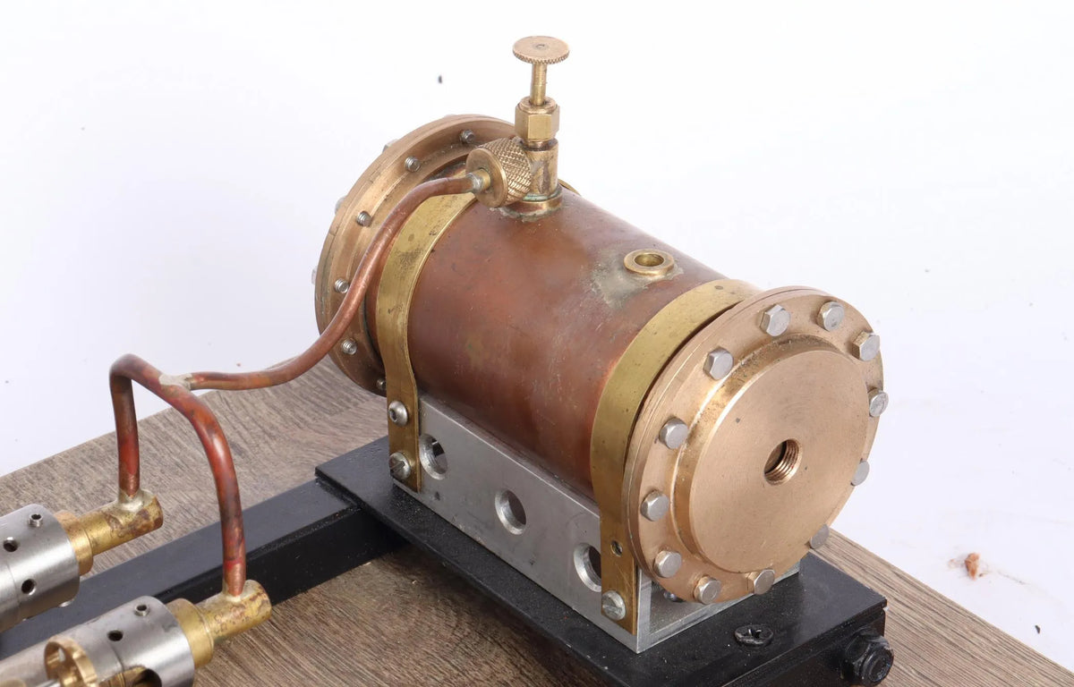 Gas-fired semi-portable engine