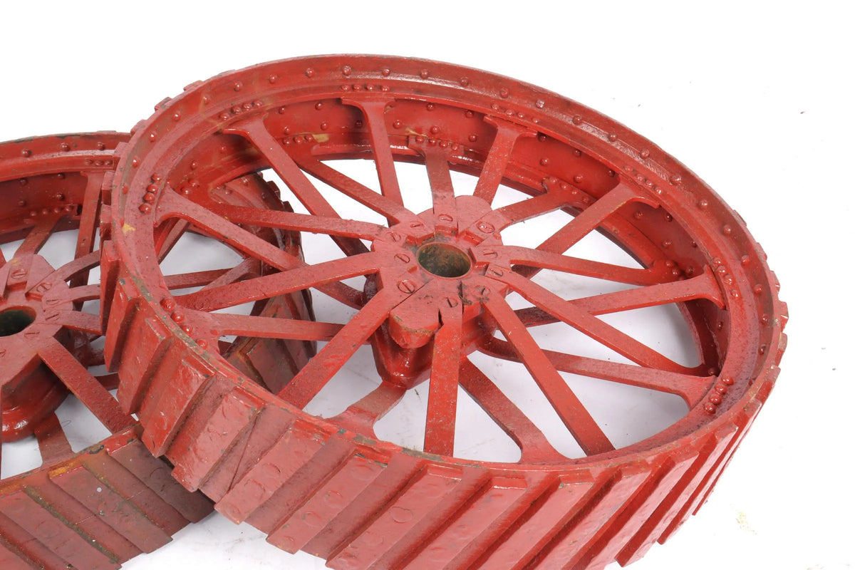 2 inch scale Fowler A3 traction engine rear wheels