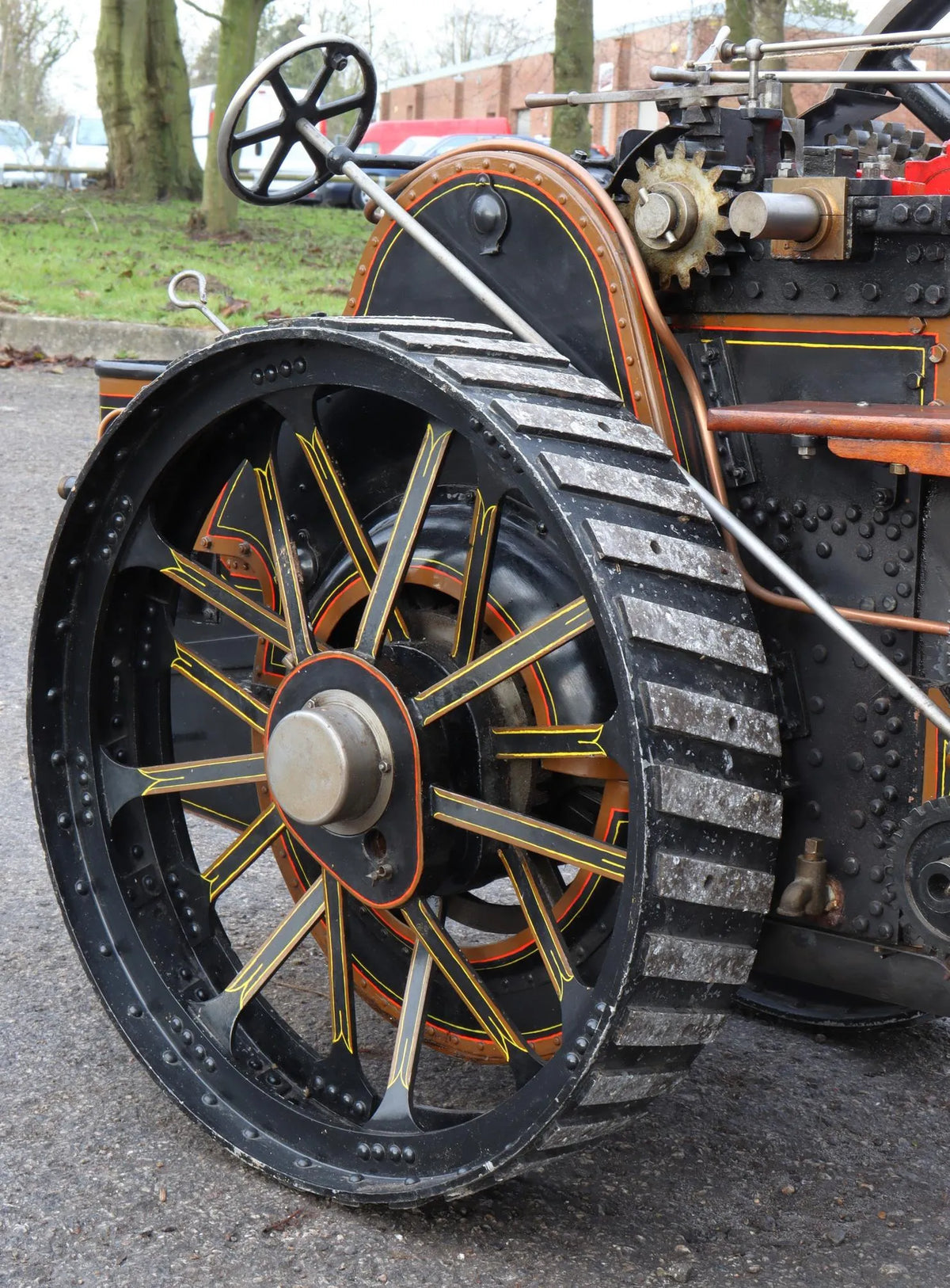 3 inch scale Fowler A7 agricultural engine