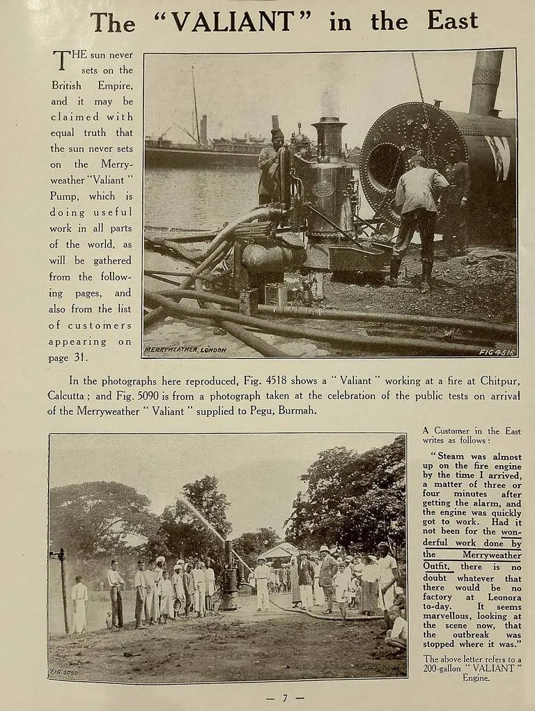 Merryweather No.1 "Valiant" fire pump