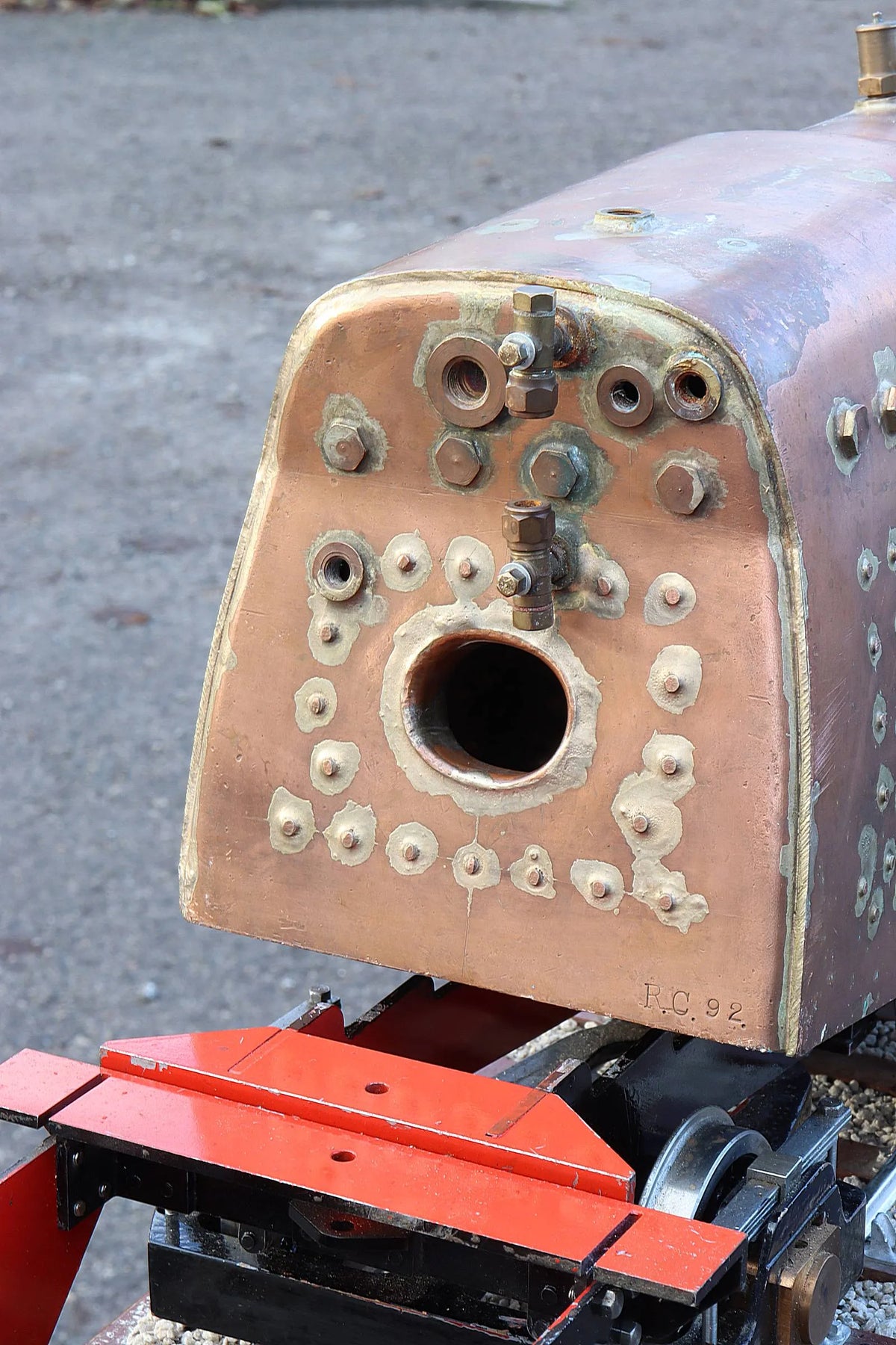 3 1/2 inch gauge BR Standard Class 7 with commercial boiler