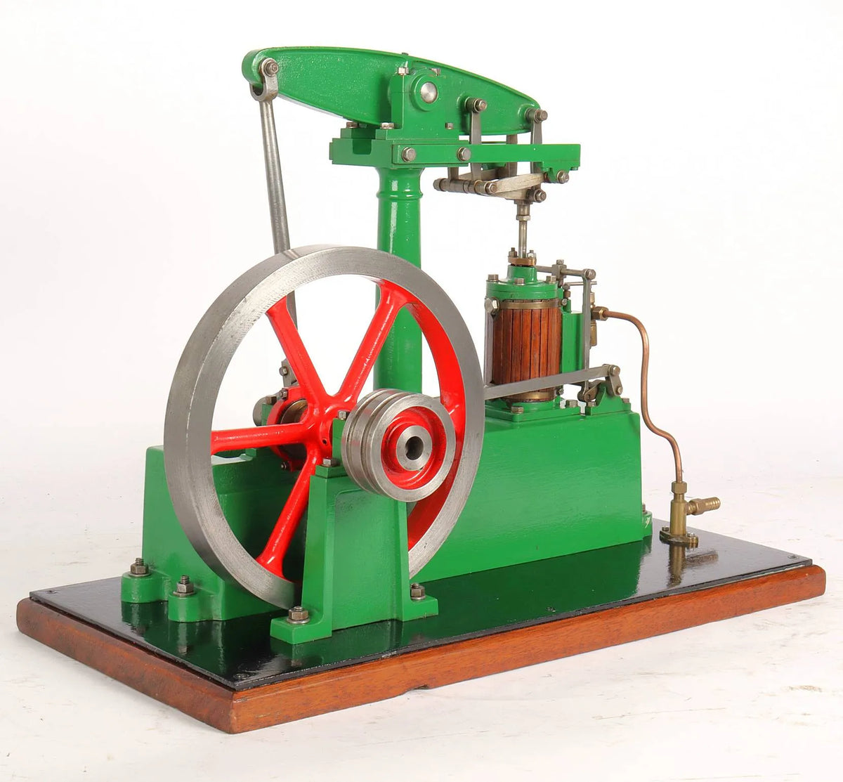 Stuart-style beam engine