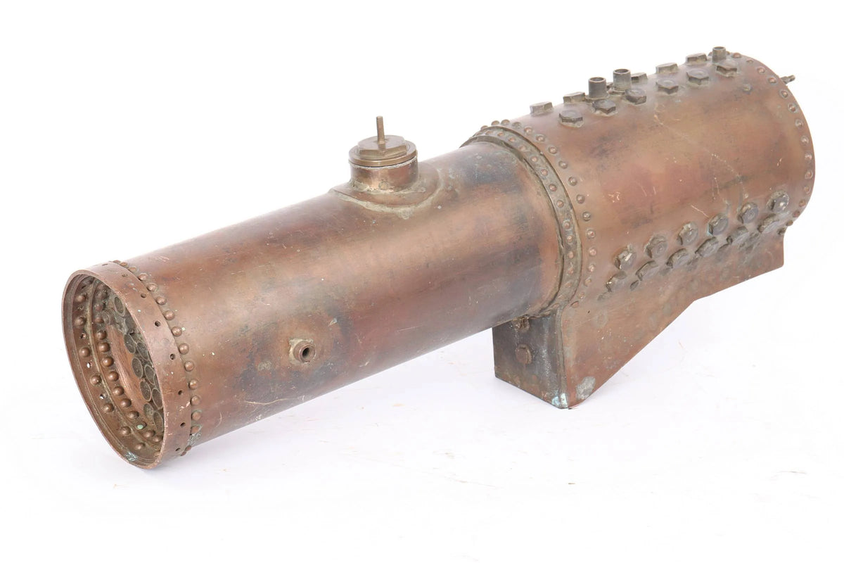 5 inch gauge riveted copper boiler