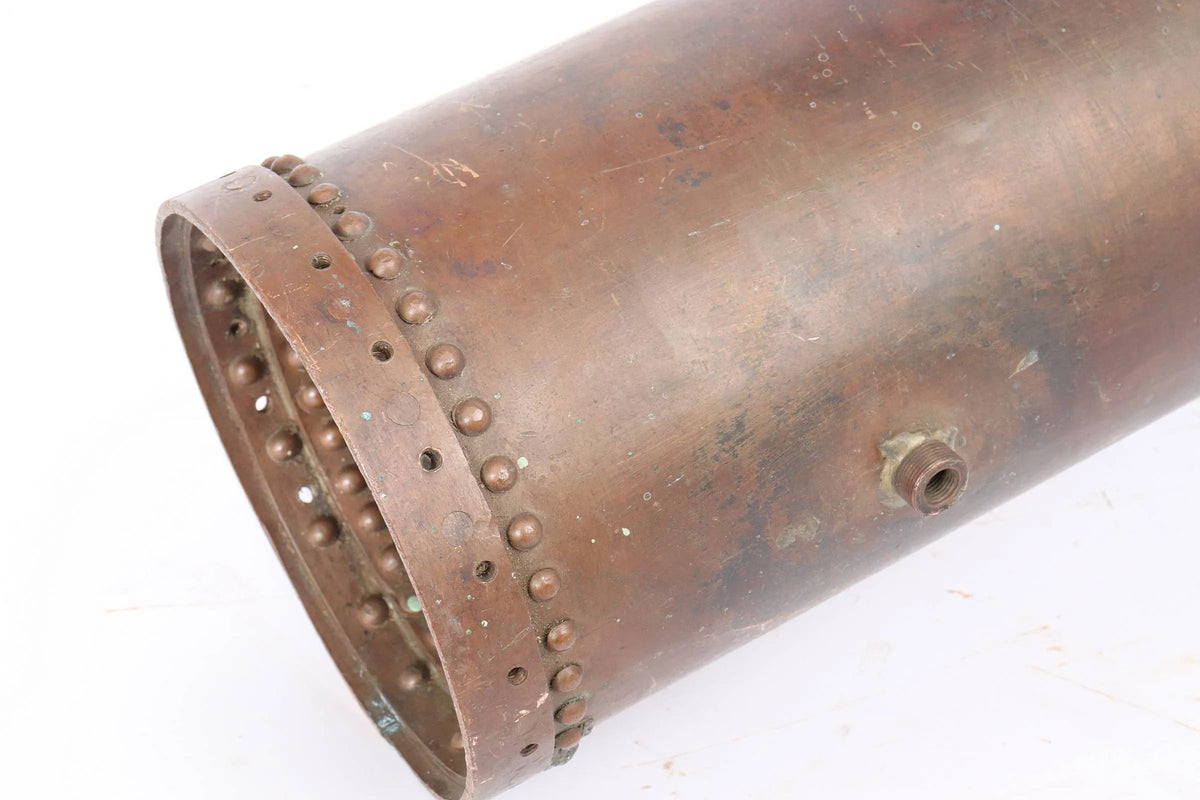 5 inch gauge riveted copper boiler