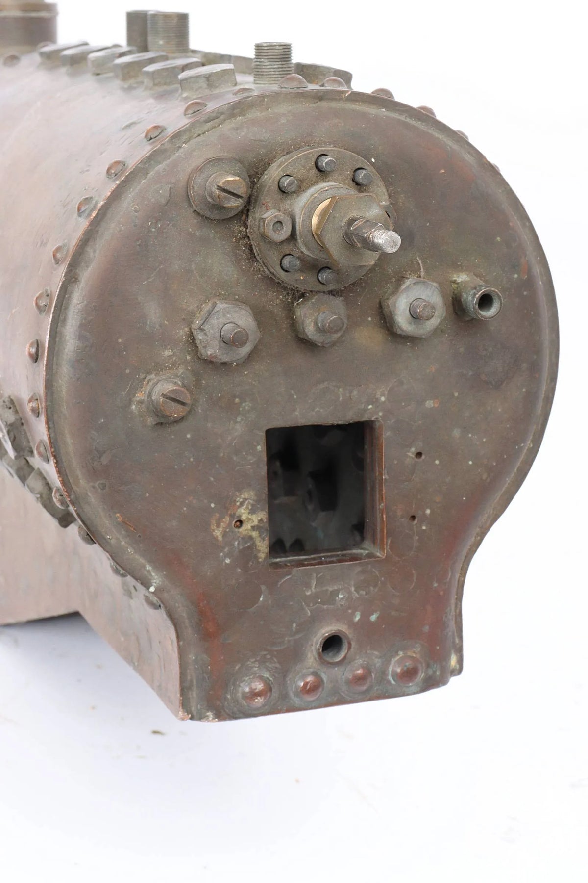 5 inch gauge riveted copper boiler